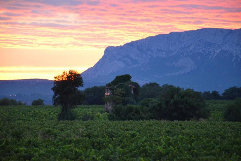 Vue Sainte Victoire, Proche Aix-En-Provence Διαμέρισμα Pourrieres Εξωτερικό φωτογραφία
